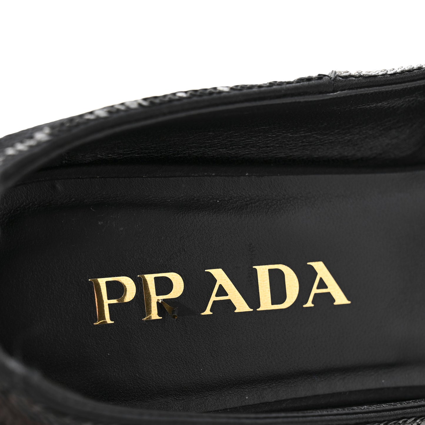 Sequin Triangle Pumps 37.5 Black