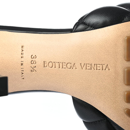 Bottega Veneta Nappa Matelasse Padded Mule Sandals 38.5 Black 6 of 7