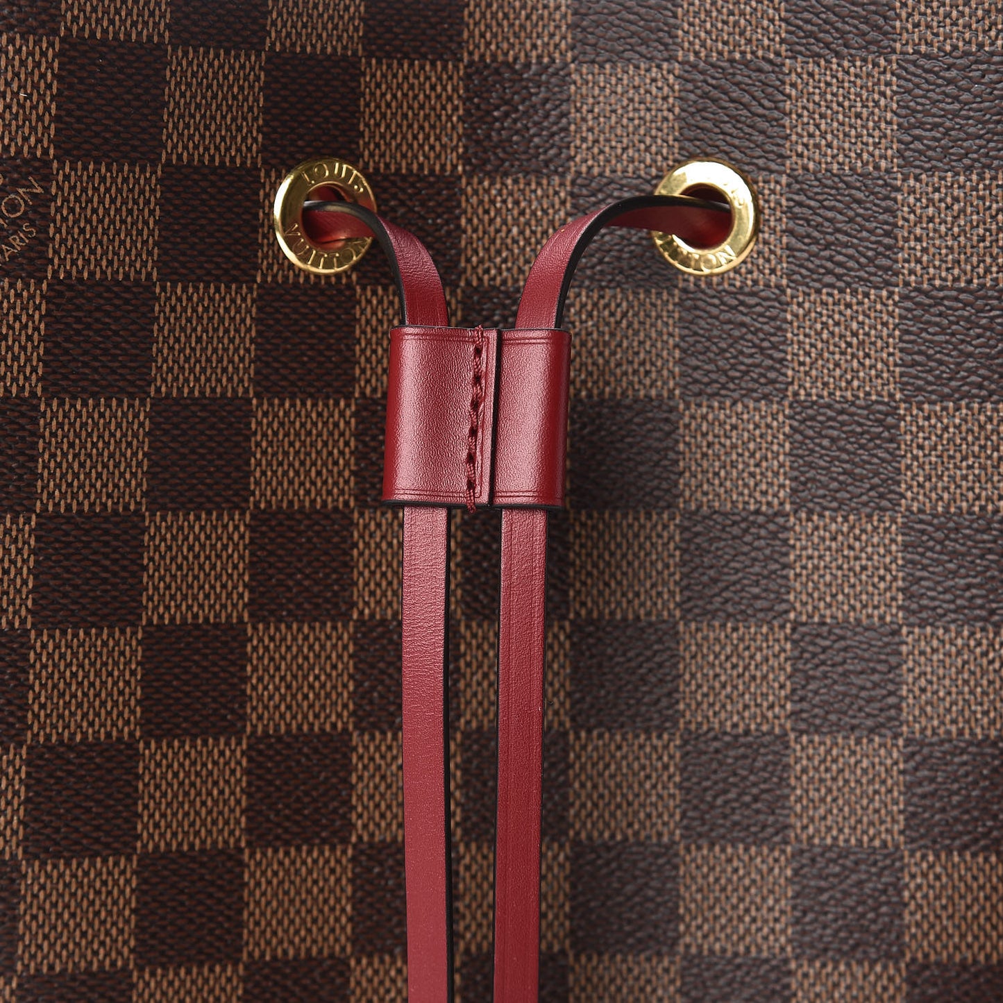Damier Ebene Neonoe MM Cherry Berry