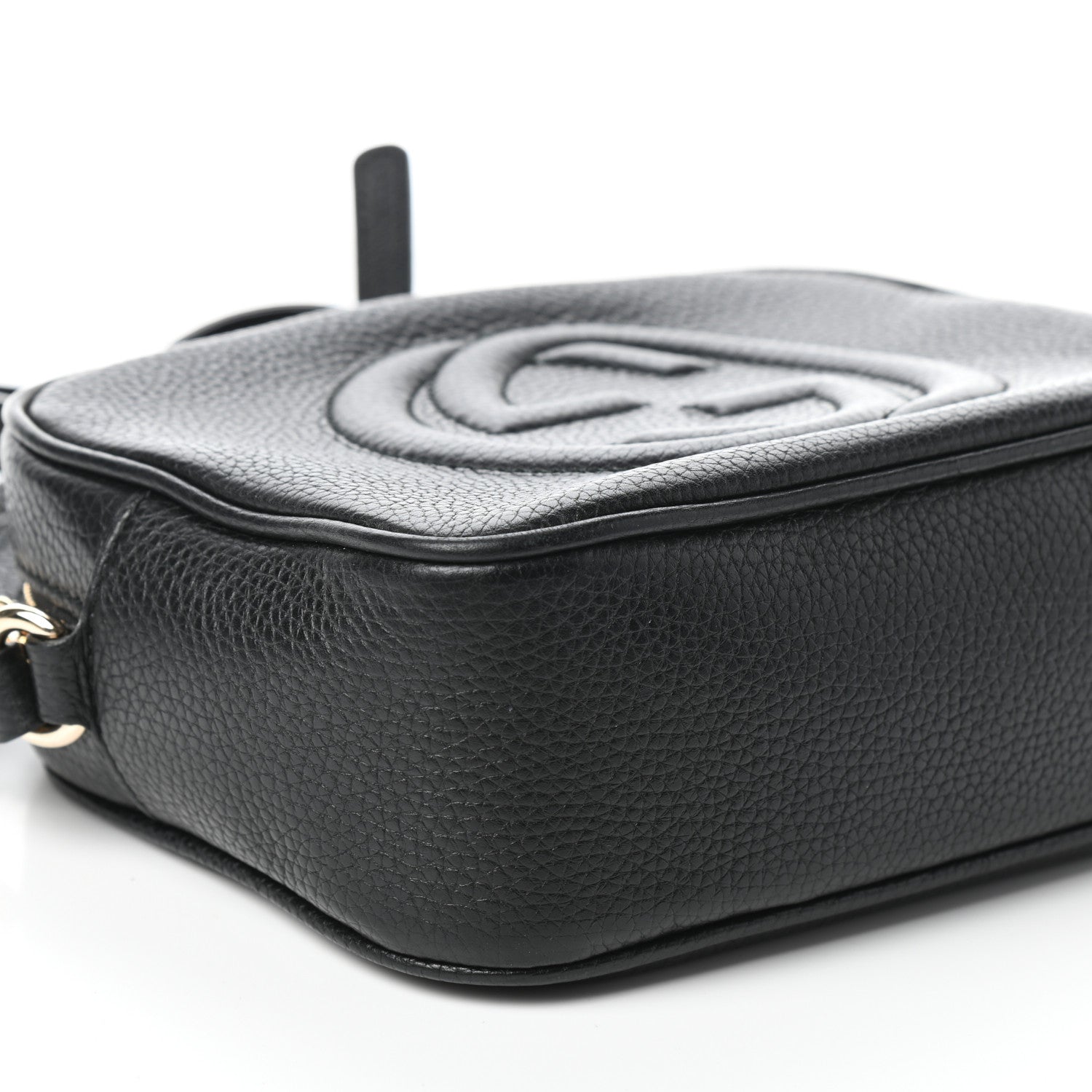 Gucci Pebbled Calfskin Small Soho Disco Bag Black 7 of 8
