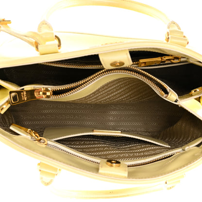 Prada Saffiano Lux Medium Open Promenade Tote Ananas 4 of 16