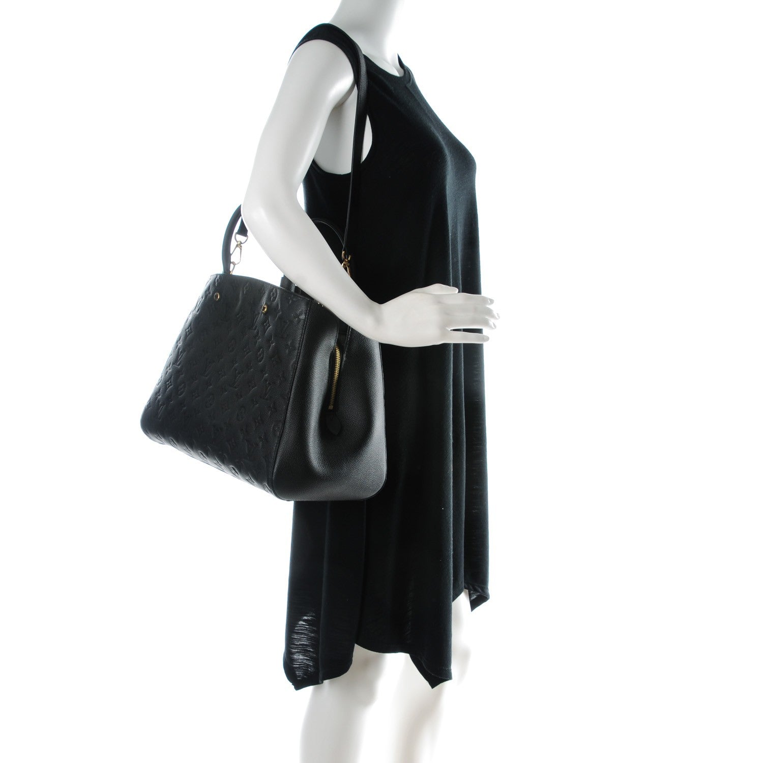 Louis Vuitton Empreinte Montaigne GM Black 2 of 8
