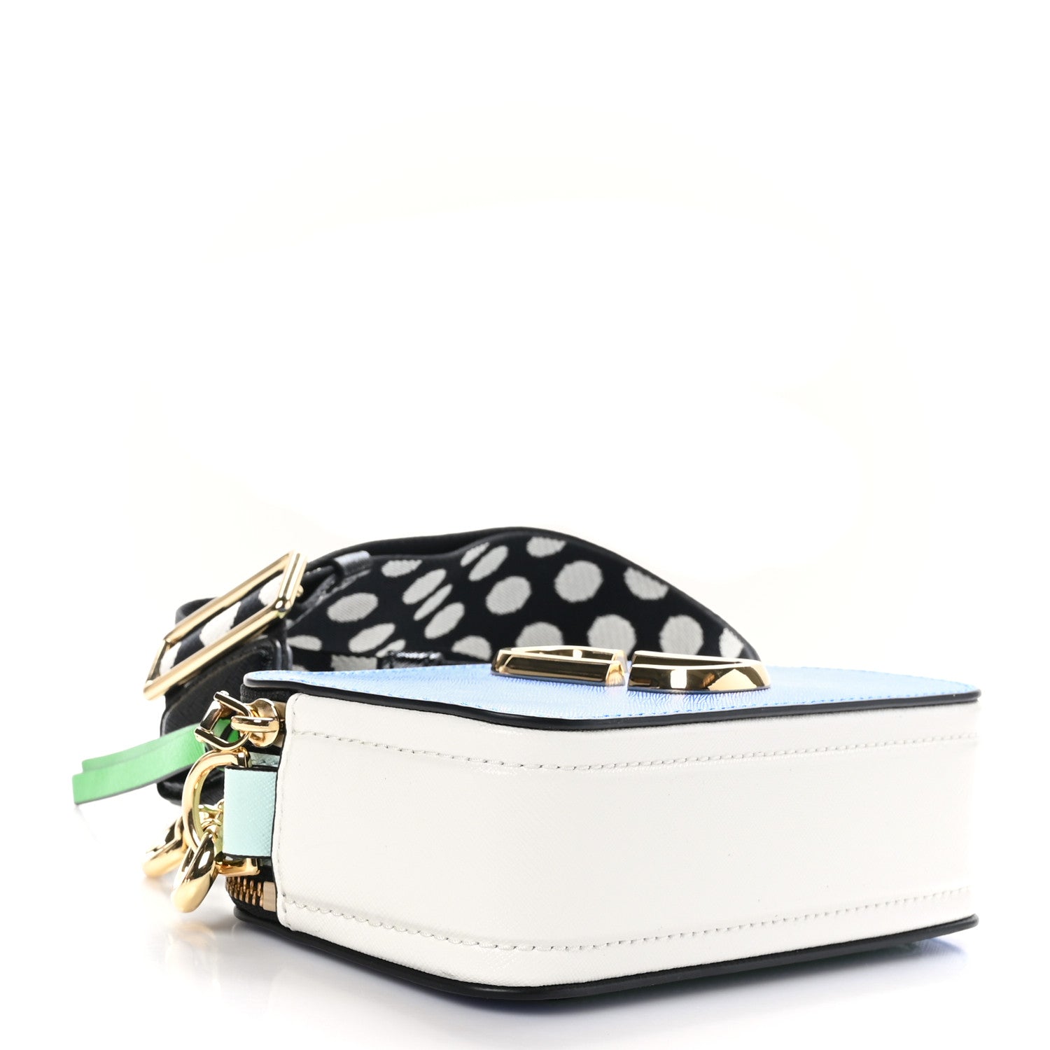 Marc Jacobs Saffiano Small Snapshot Camera Bag Brilliant Blue Multicolor 4 of 10