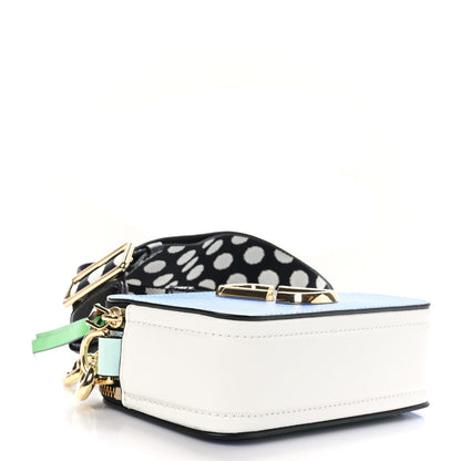 Marc Jacobs Saffiano Small Snapshot Camera Bag Brilliant Blue Multicolor 4 of 10