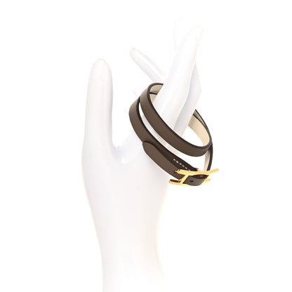 Hermes Swift Behapi Double Tour Bracelet T3 Etoupe Nata 2 of 5