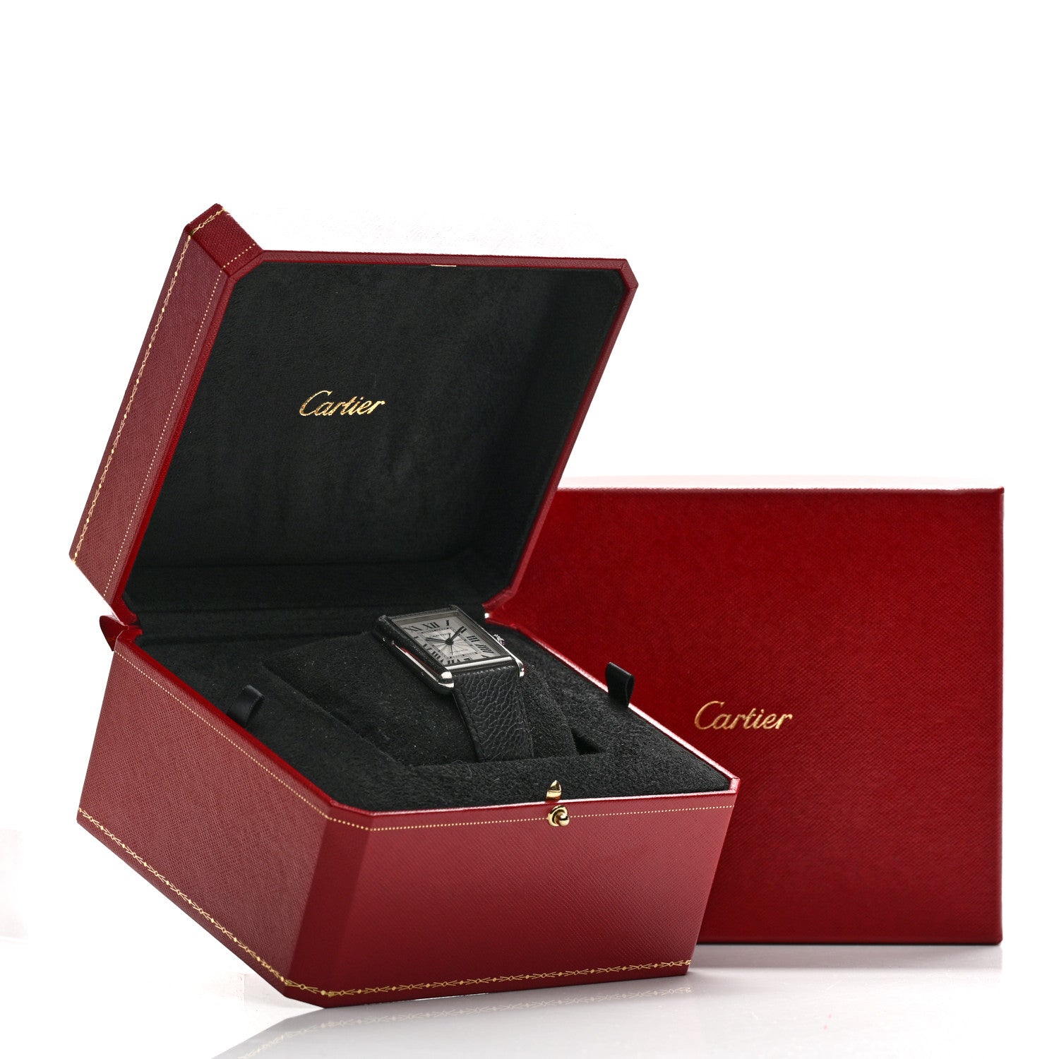 Cartier Stainless Steel Calfskin 31mm Tank Must Automatic Watch 5 of 5