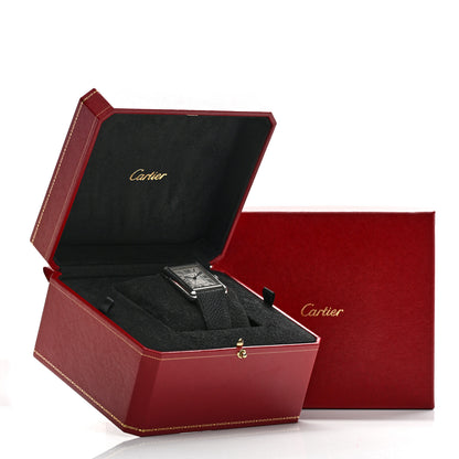 Cartier Stainless Steel Calfskin 31mm Tank Must Automatic Watch 5 of 5