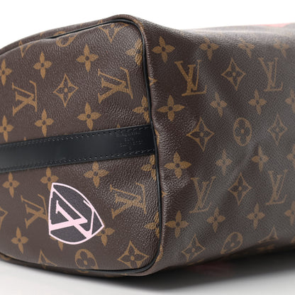 Louis Vuitton Monogram My World Tour Speedy Bandouliere 30 Black 7 of 9