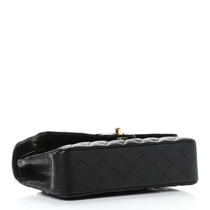 Chanel Caviar Quilted Medium Double Flap Black 6 of 17