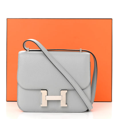 Hermes Epsom Constance 18 Bleu Glacier 2 of 12