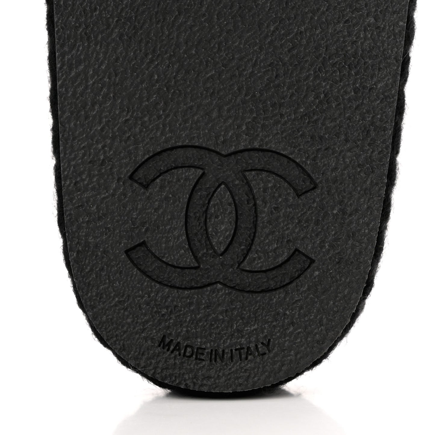 Braided Knit CC Mules 40 Black Gold