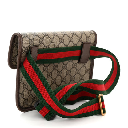 Gucci GG Supreme Monogram Neo Vintage Web Belt Bag Brown 3 of 12