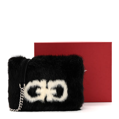Salvatore Ferragamo Mink Gancini Crossbody Black 13 of 13