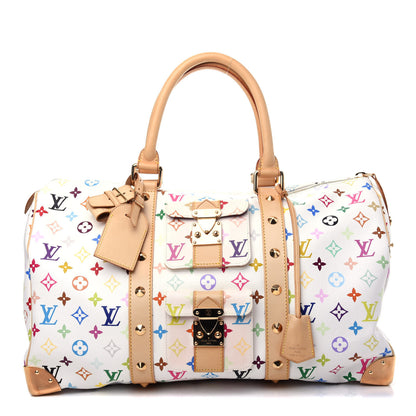 Louis Vuitton Monogram Multicolor Keepall 45 White 1 of 8