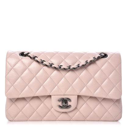 Chanel Caviar Quilted Medium Double Flap Pink 1 of 11