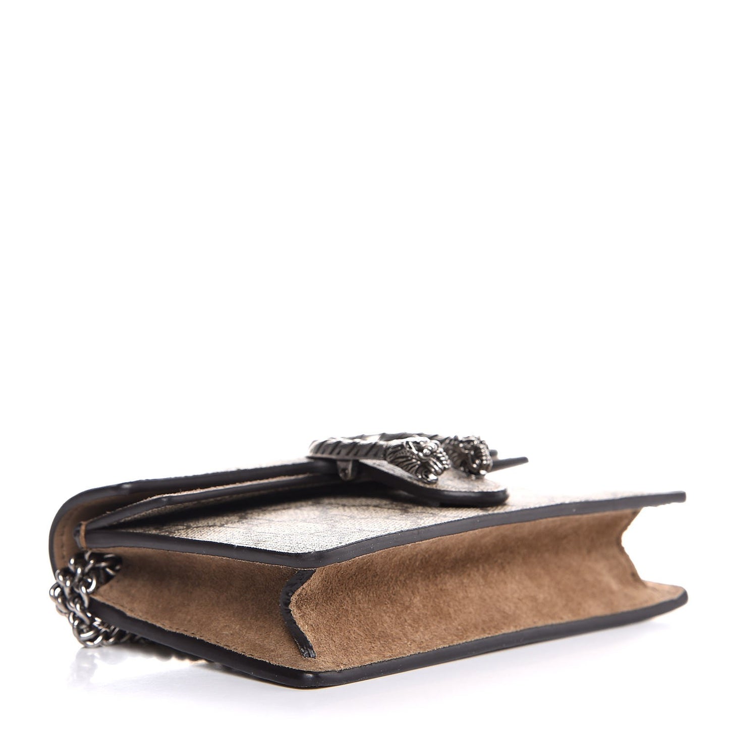 GG Supreme Monogram Super Mini Dionysus Shoulder Bag Taupe