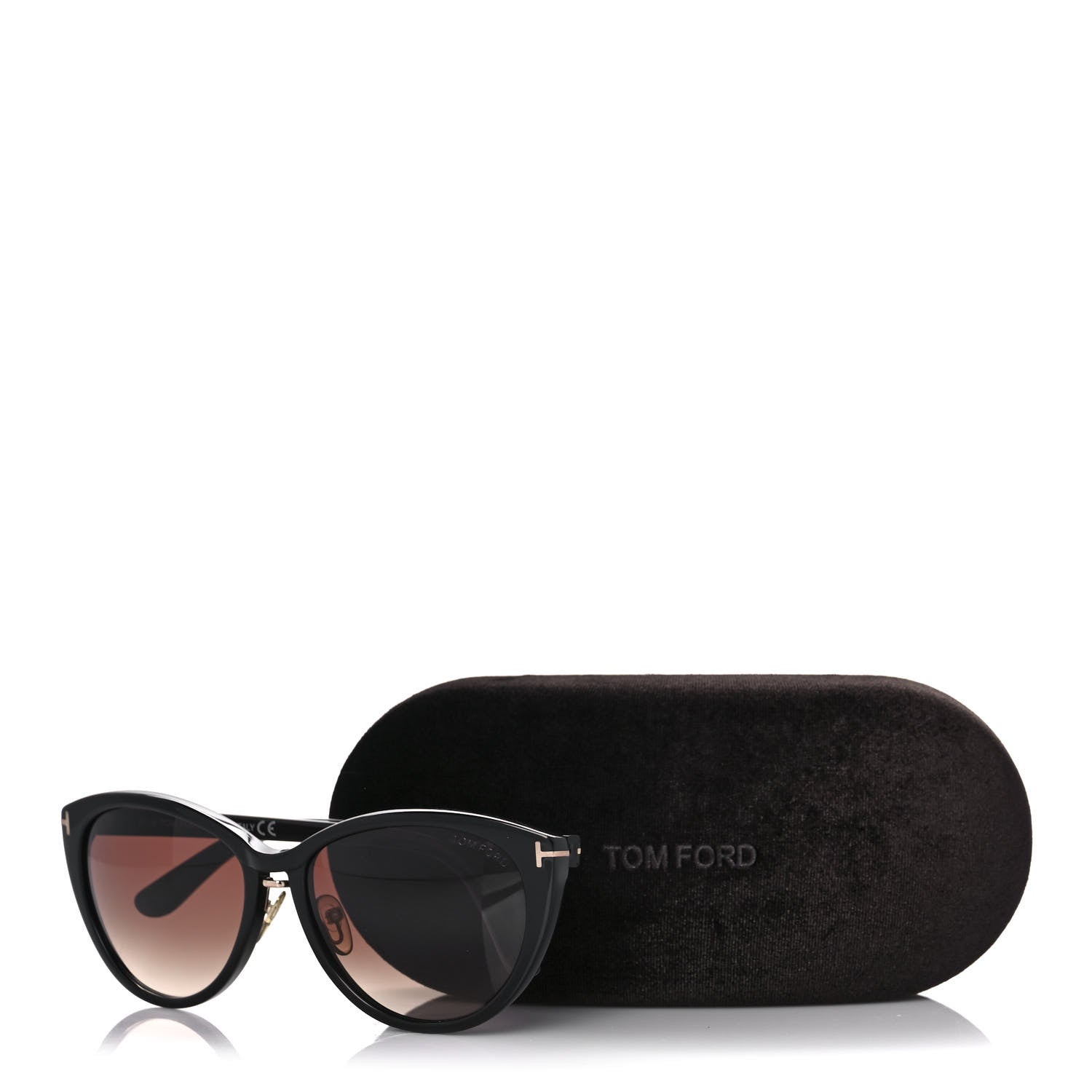 Tom Ford Gina Sunglasses TF345 Black 9 of 9