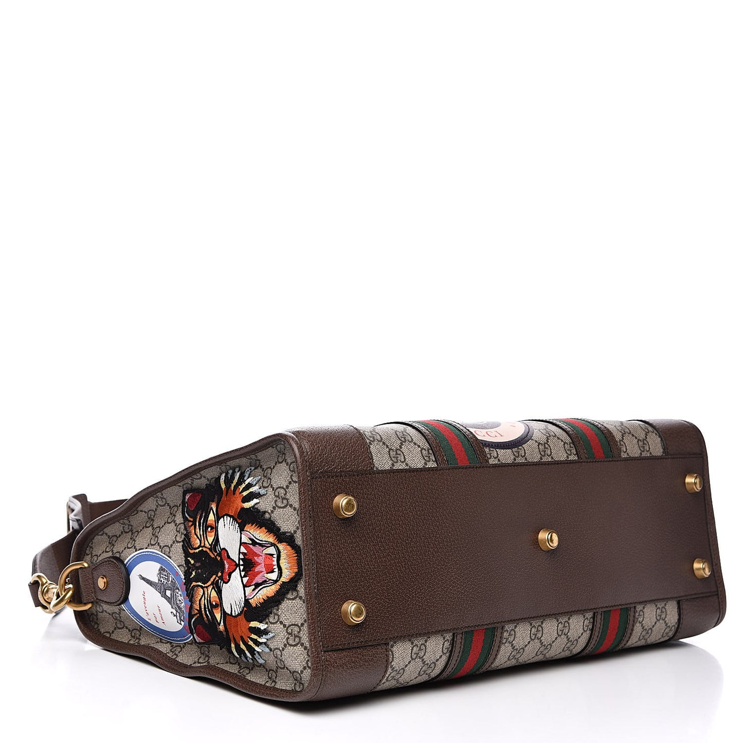 Soft GG Supreme Monogram Courrier Medium Duffle Bag Beige New Acero Multicolor