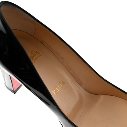 Christian Louboutin Patent Cadrilla 70 Pumps 37 Black 8 of 9