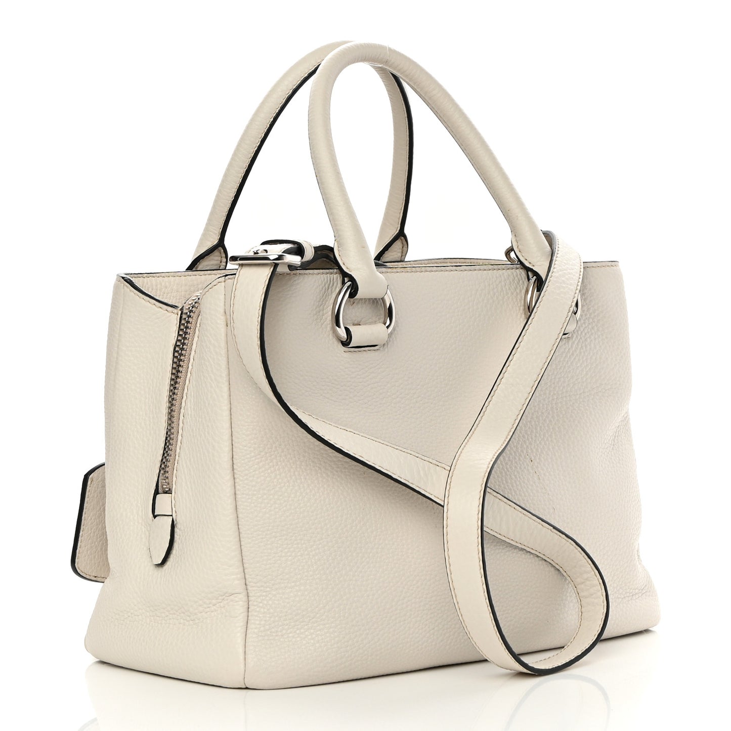 Vitello Daino Shopping Tote Talco