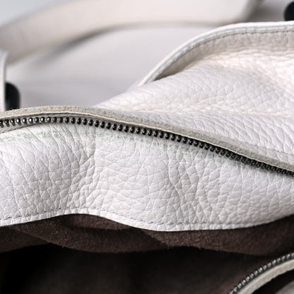 Bottega Veneta Cervo Mens Side-Zip Woven Tote White 7 of 15