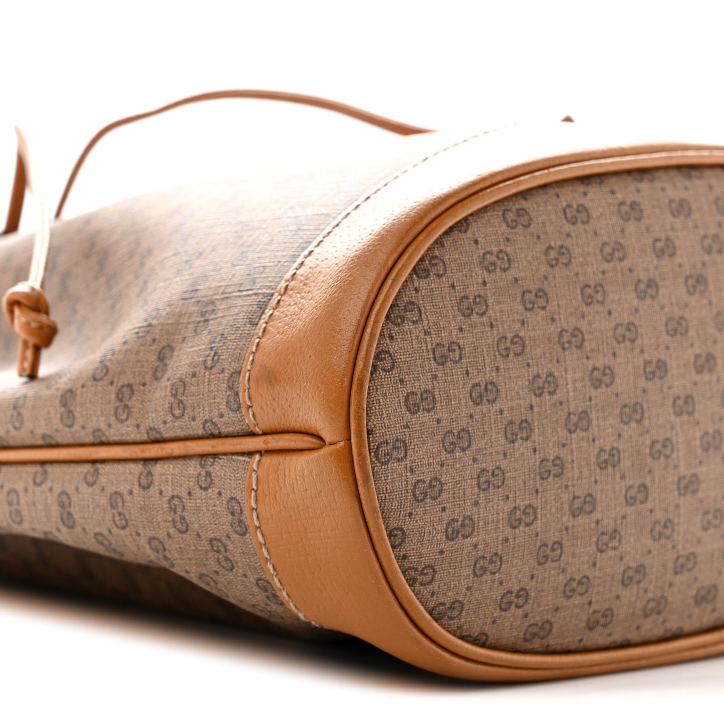 X DISNEY Mini Vintage GG Supreme Monogram Bucket Bag Beige Vintage Sun Oil