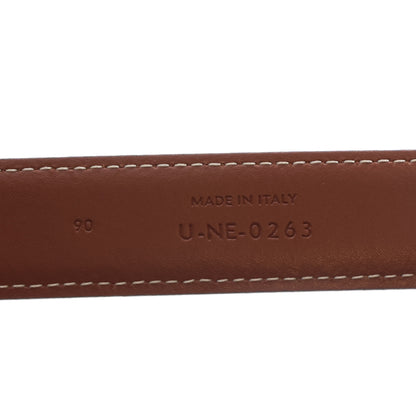 Celine Box Calfskin Medium 25mm Triomphe Belt 90 36 Tan 6 of 6