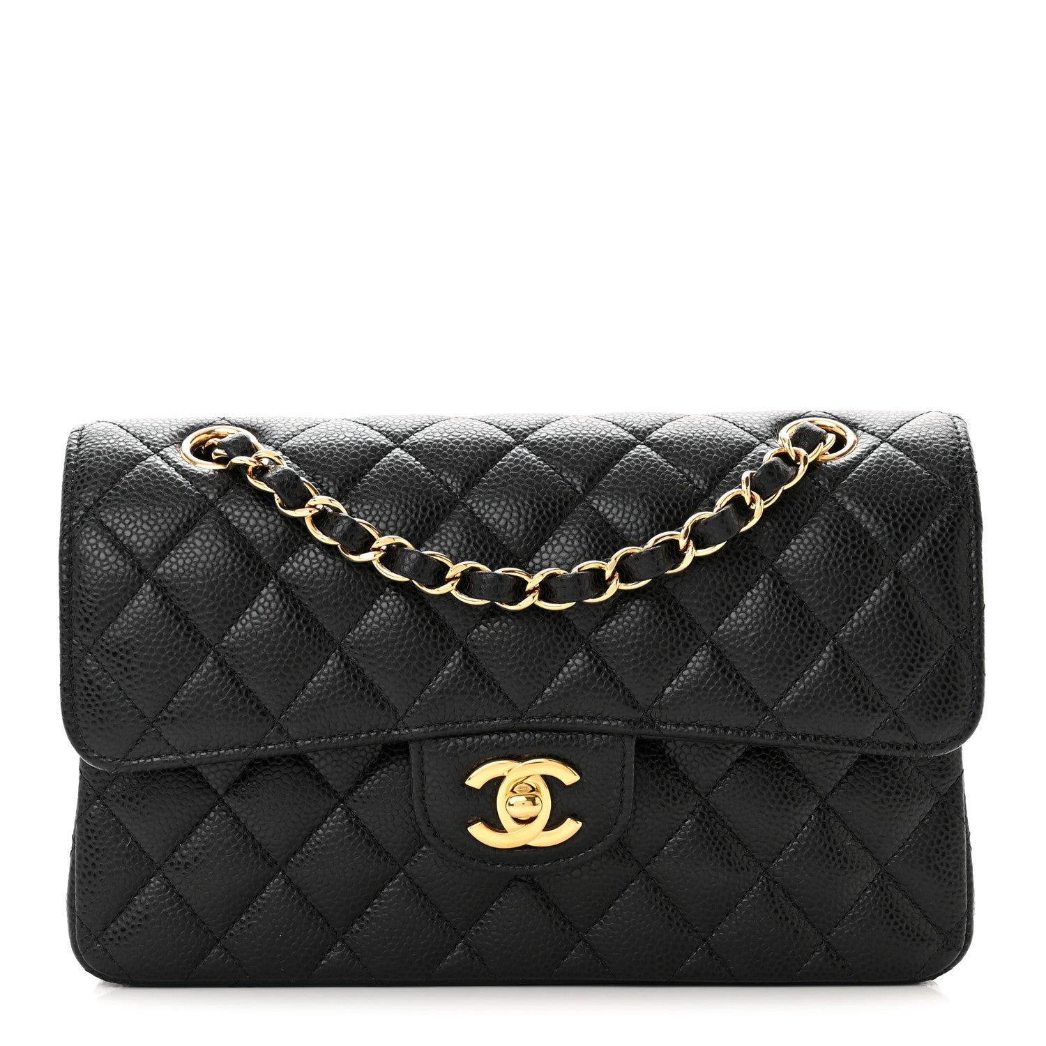 Chanel Caviar Quilted Small Double Flap Black 1 of 11