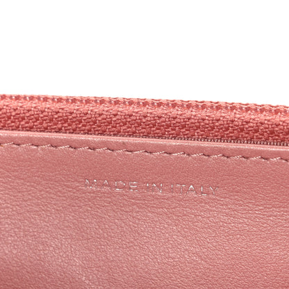 Chanel Ombre Patent Calfskin Quilted Wallet on Chain WOC Pink White 7 of 12