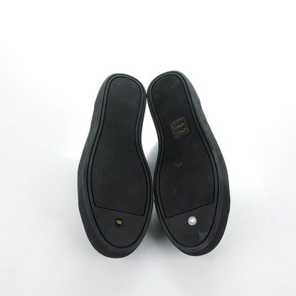 Chanel Patent Grained Goatskin Hollow Out Flower Sneakers 38.5 Black 6 of 9
