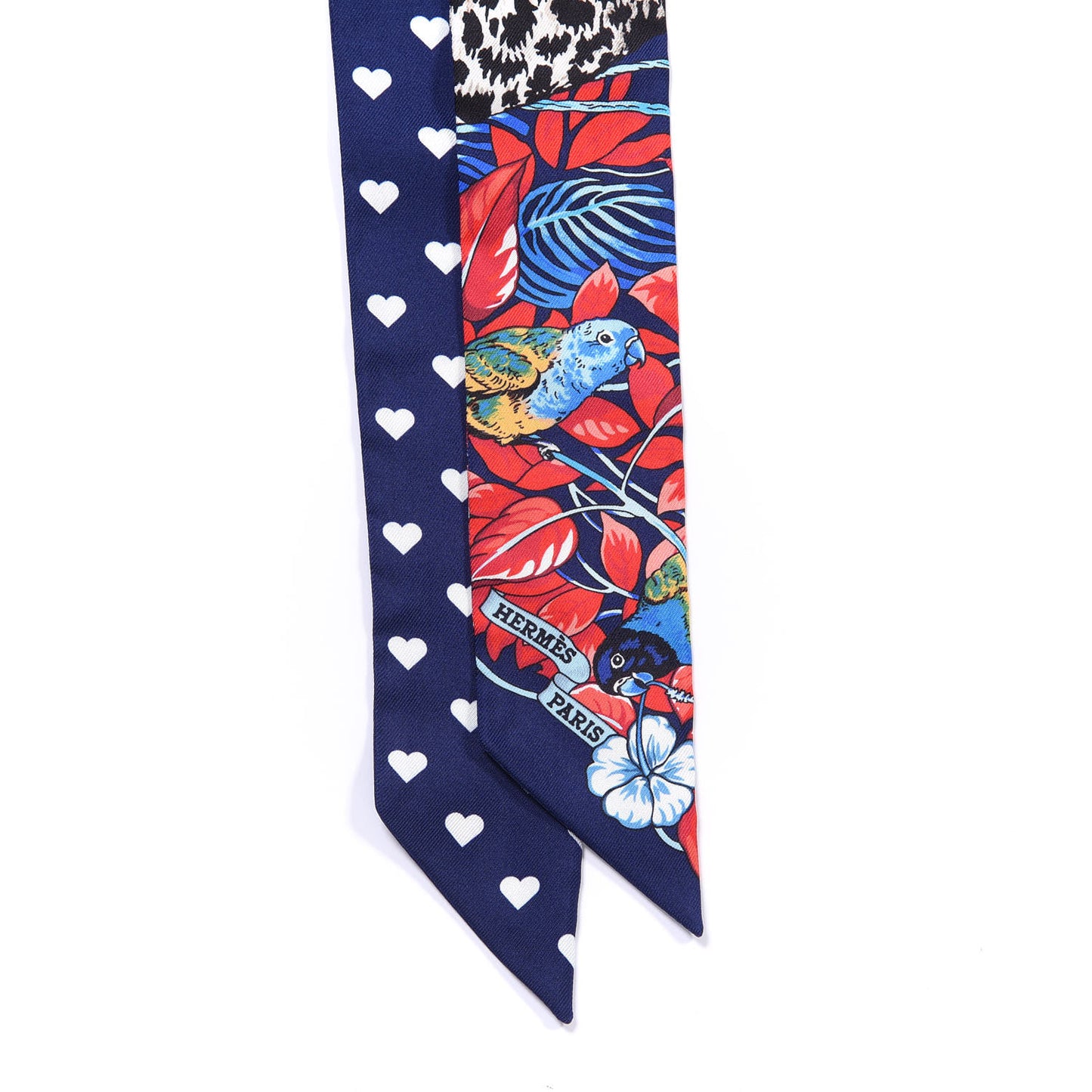 Silk Jungle Love Twilly Marine Rouge Brun