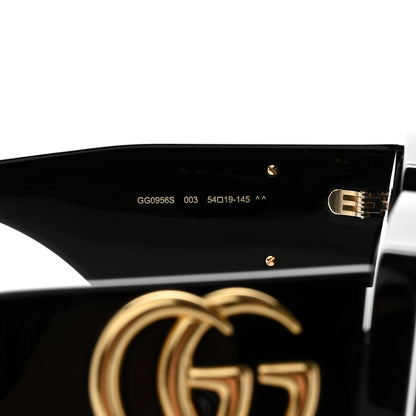 Gucci Acetate Square Frame Sunglasses GG0956S Black 7 of 8
