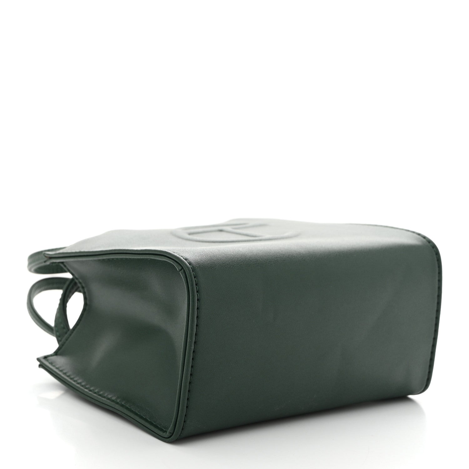 Telfar Vegan Leather Small Shopping Bag Dark Olive 4 of 9