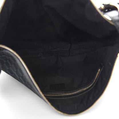 Gucci Monogram Web Pelham Studded Shoulder Bag Black 5 of 11