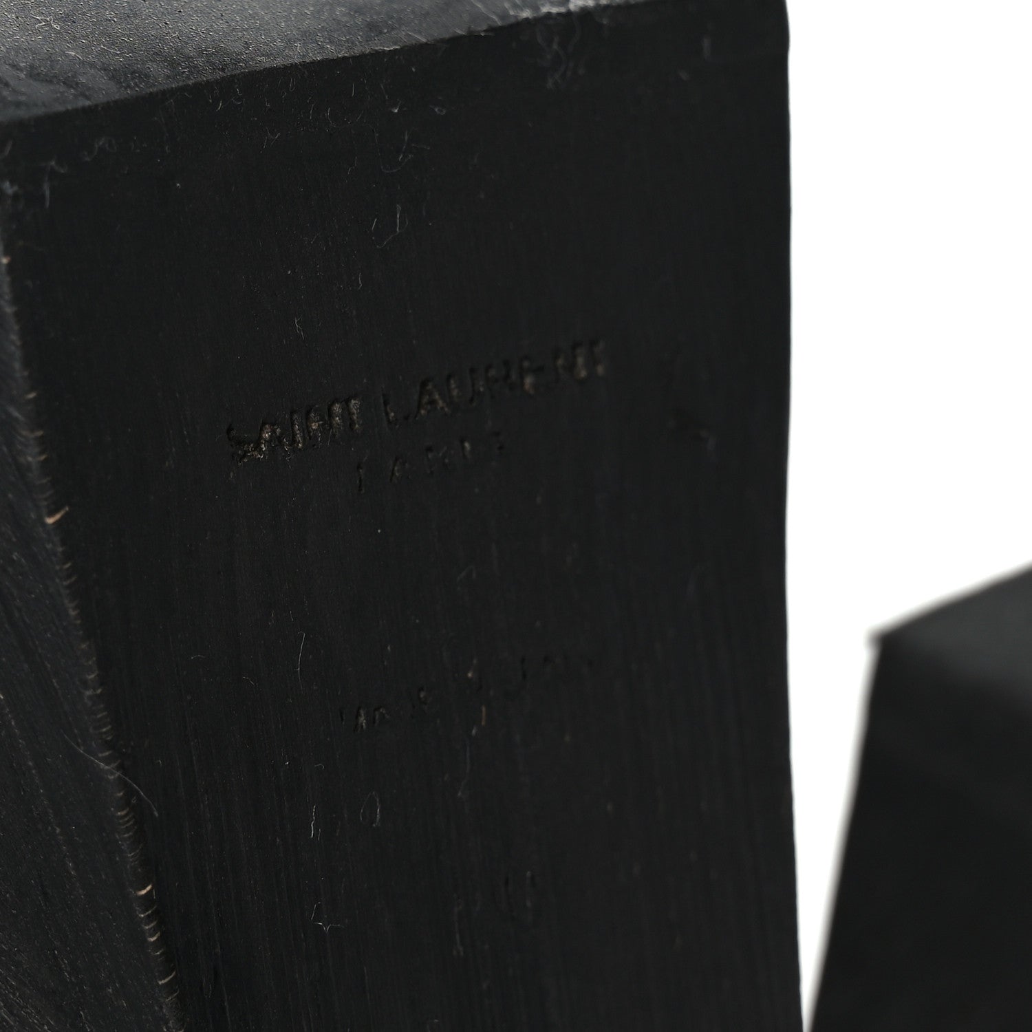 Saint Laurent Calfskin Platform Sandals 40 Black 8 of 8