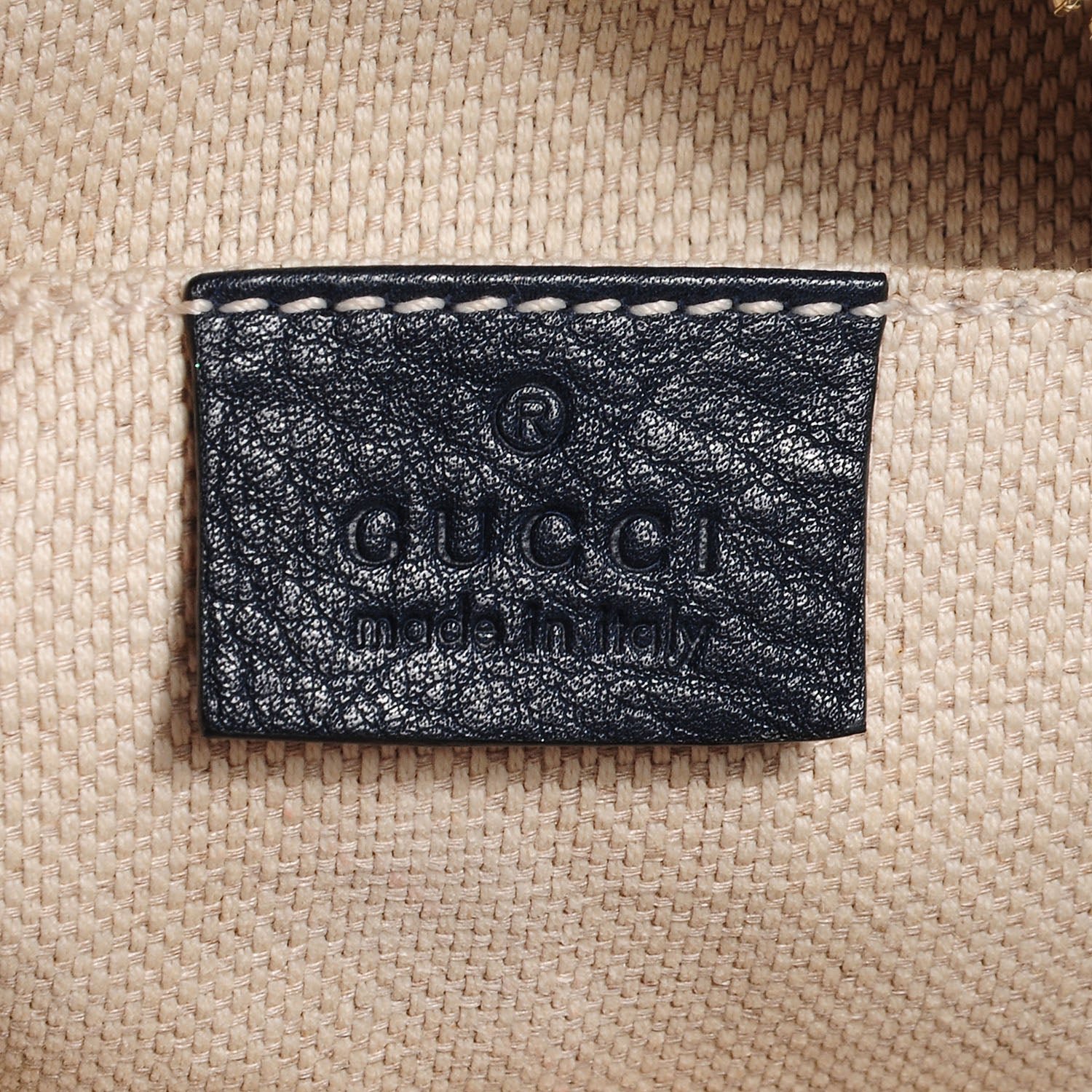 Gucci Pebbled Calfskin Small Soho Disco Bag Blue 6 of 7