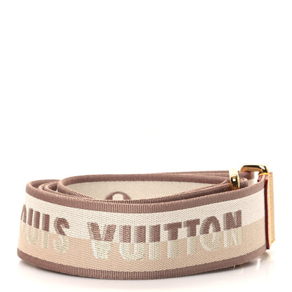 Louis Vuitton Jacquard Speedy Bandouliere 20 Shoulder Strap Beige 2 of 4