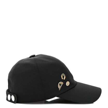 Hermes Cotton Canvas Serena Jump Cap 57 Black 6 of 8