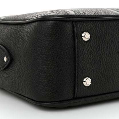 Gucci Piuma Calfskin Jumbo GG Embossed Medium Messenger Bag Black 9 of 10