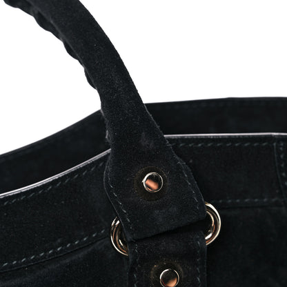 Balenciaga Baby Daim Suede Classic Gold Hardware City Black 16 of 18