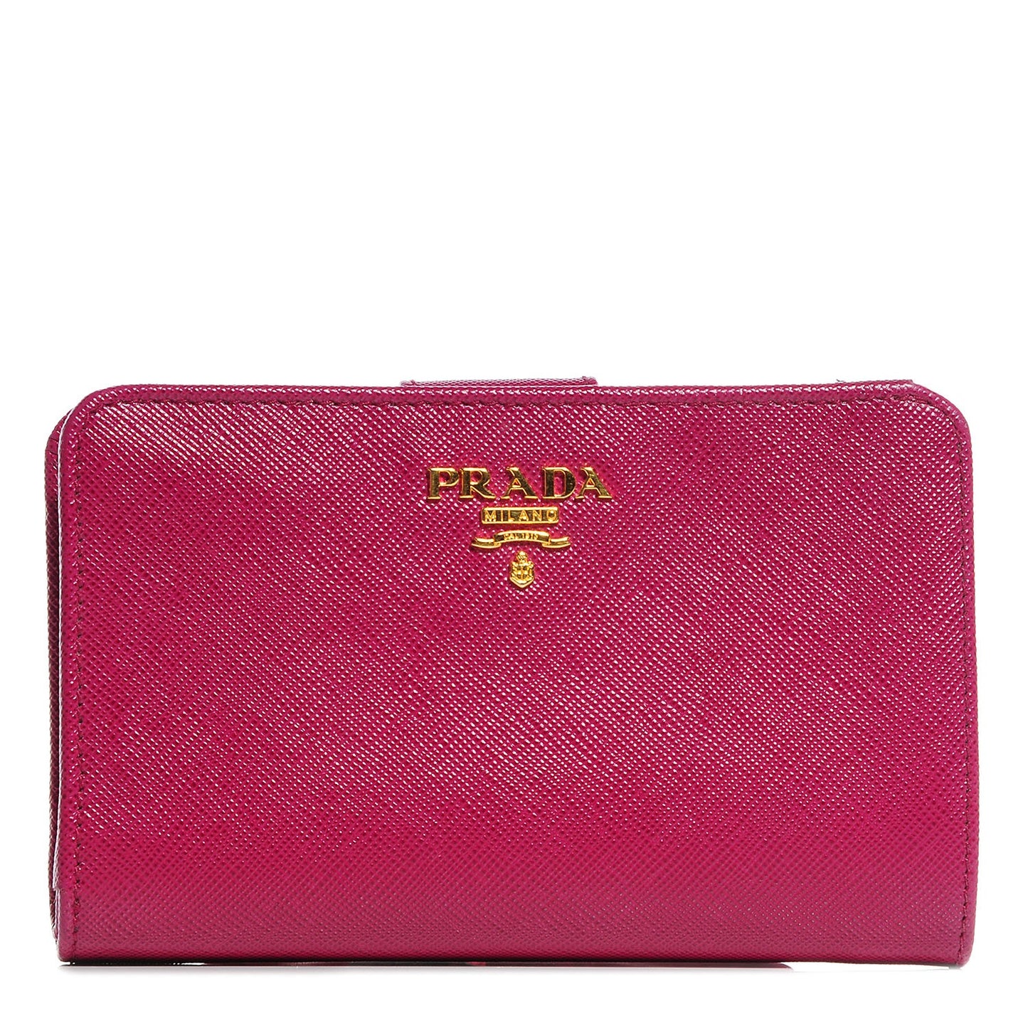 Saffiano Metal Compact Wallet Ibisco