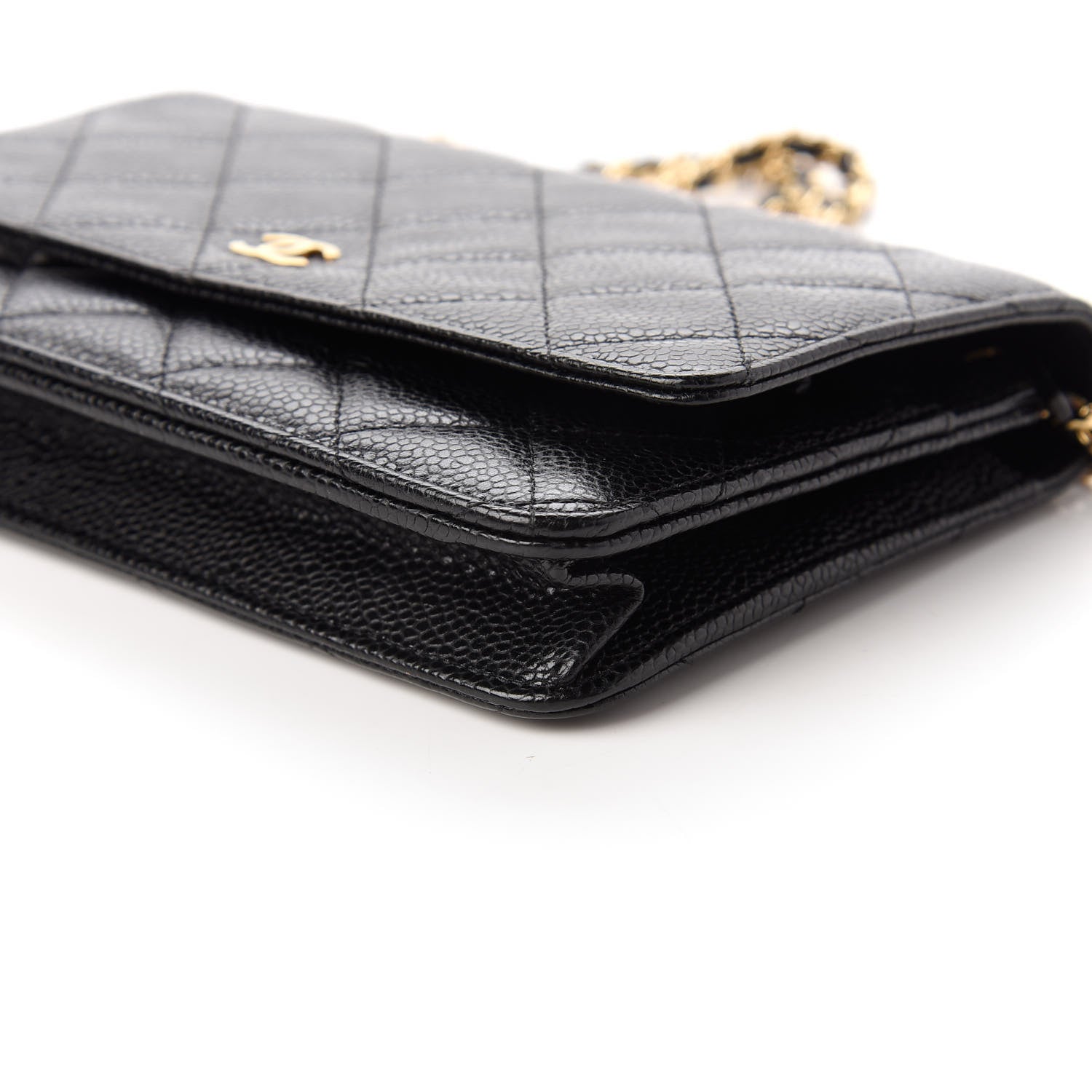 Chanel Caviar Quilted Wallet On Chain WOC Black 7 of 12
