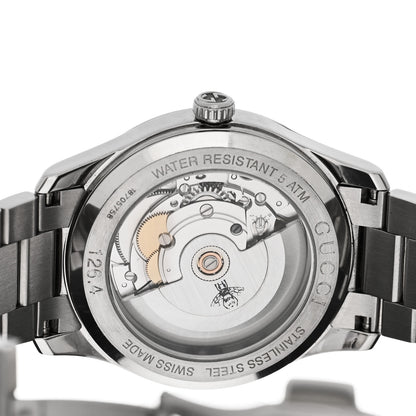 Gucci Stainless Steel Malachite 38mm G-Timeless Bee Automatic Watch 4 of 5