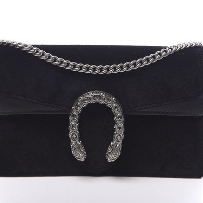 Gucci Velvet Super Mini Dionysus Shoulder Bag Black 8 of 8