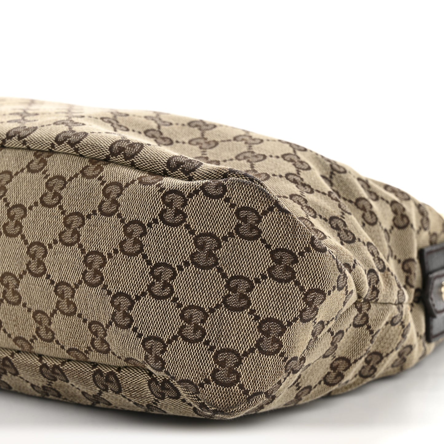 Monogram Medium Horsebit Chain Hobo Dark Brown