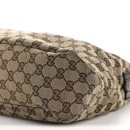 Gucci Monogram Medium Horsebit Chain Hobo Dark Brown 11 of 14