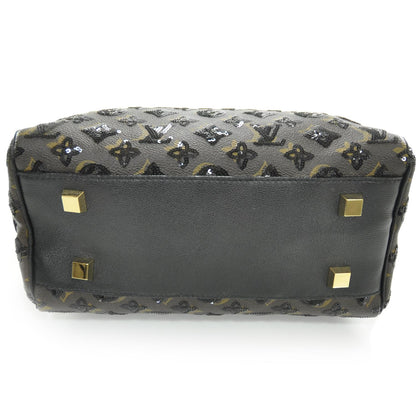 Louis Vuitton Monogram Sequins Eclipse Speedy 28 Black 4 of 8