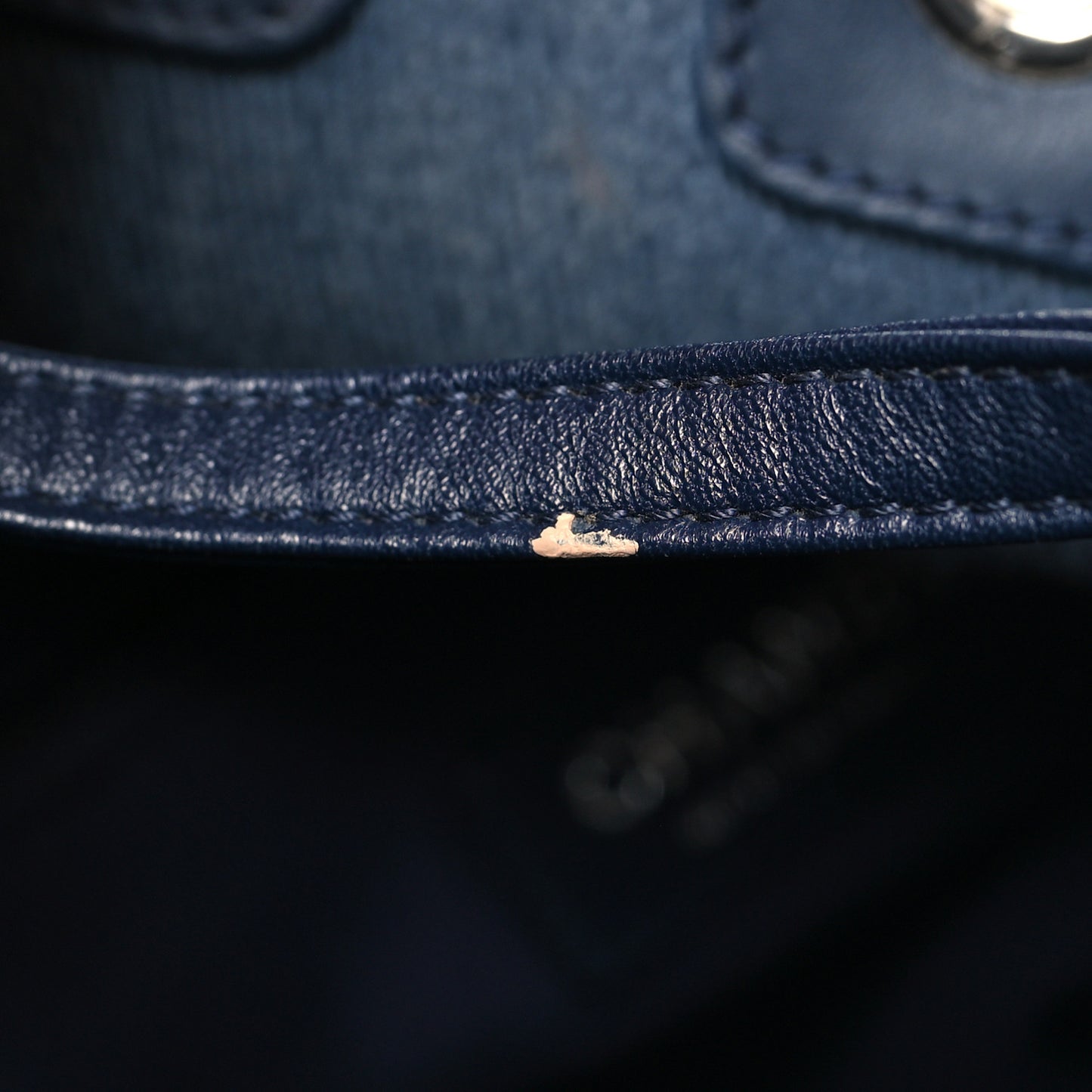 Canvas Sequin Large Deauville Backpack Navy