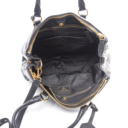 Prada Vitello Daino Tote Black 5 of 14