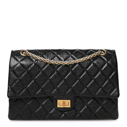 Chanel Aged Calfskin Quilted 2.55 Reissue 226 Flap Black 1 of 12